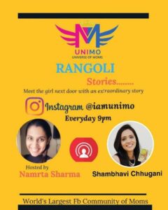 An evening with Rangoli